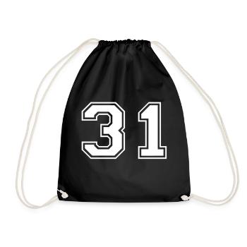 31 - Sac de sport léger - noir - Devant