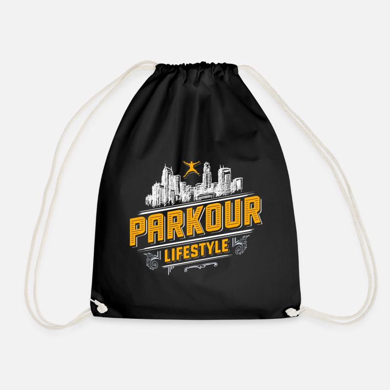Parkour - Freerunning - Parcour - Sac de sport léger - noir