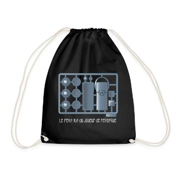 Le petit kit du joueur de pétanque - Sac de sport léger - noir - Devant