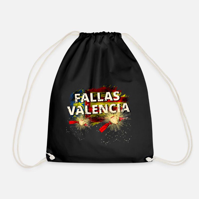 Fallas de Valencia - Turnbeutel - Schwarz