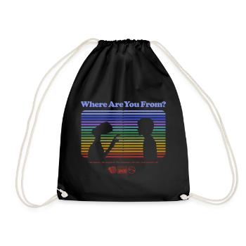 E.T. The Extra-Terrestrial Where Are You From? - Drawstring Bag - black - Front