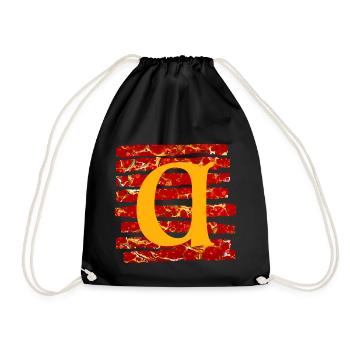 strips e 232 a - Drawstring Bag - black - Front