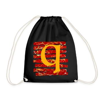 Strip E 232 Q - Drawstring Bag - black - Front