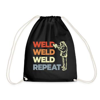 Amant de la sueur - Sac de sport léger - noir - Devant