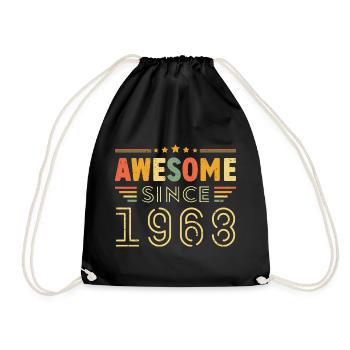 Millésime Légende 1968 Cadeau de 1968 - Né en 1968 - Sac de sport léger - noir - Devant