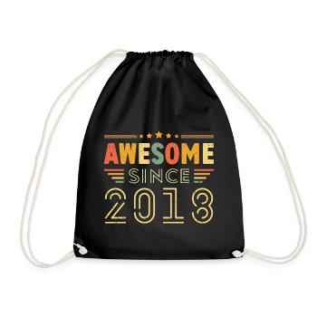 Millésime Légende 2018 Cadeau de 2018 - Né en 2018 - Sac de sport léger - noir - Devant