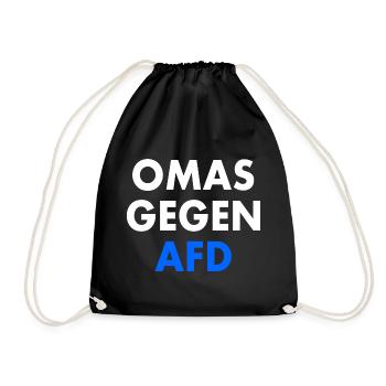 Les grands-mères contre l’afd - Sac de sport léger - noir - Devant
