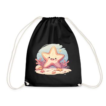 Étoile de mer Étoile de mer - Sac de sport léger - noir - Devant