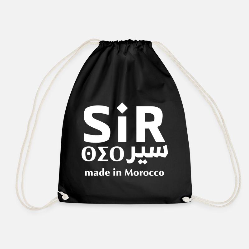 Sir Maroc Made in Morocco - Sac de sport léger - noir