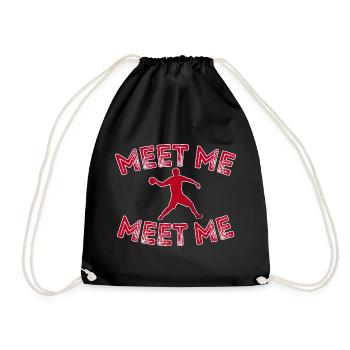 Meet Me Court Pose - Turnbeutel - Schwarz - Vorne