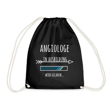 Angiologe Ausbildung Medizinstudium Arzt Medizin  - Turnbeutel - Schwarz - Vorne