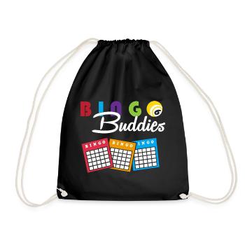 Bingo - Turnbeutel - Schwarz - Vorne