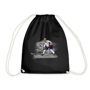 hockey - Drawstring Bag - black - Front