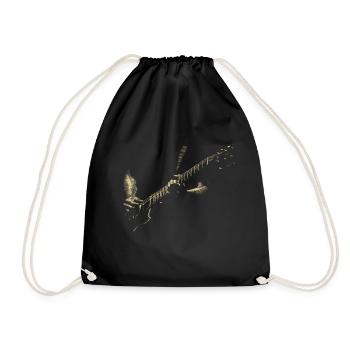 Guitarist - Drawstring Bag - black - Front