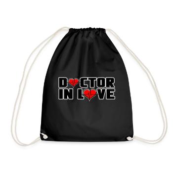 Docteur Docteur Médecins Médecine Amour Saint-Valentin - Sac de sport léger - noir - Devant