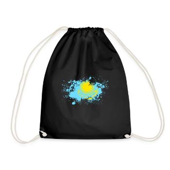 Kazakhstan Kazakhstan idée cadeau drapeau - Sac de sport léger - noir - Devant