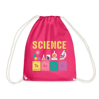 Éléments réguliers des professeurs de sciences - Sac de sport léger - fuchsia - Devant