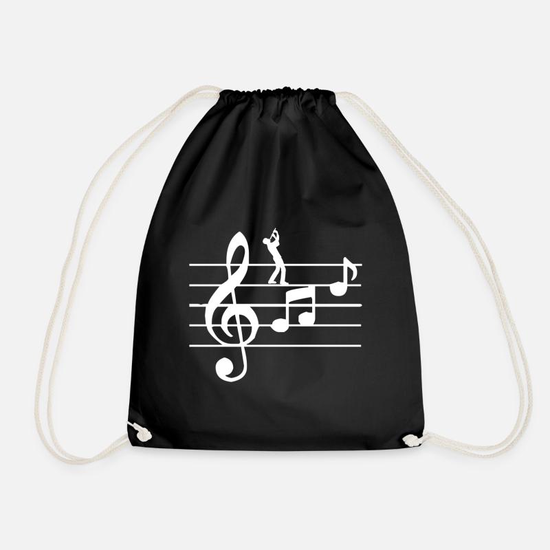 Instruments à vent pour flûte - Sac de sport léger - noir