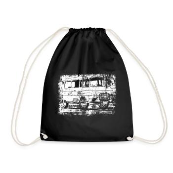Barkas B1000 Grunge Look - Sac de sport léger - noir - Devant