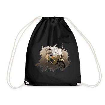 Krause Duo DDR Moped - Drawstring Bag - black - Front