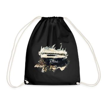 Rostock Stadium - Drawstring Bag - black - Front