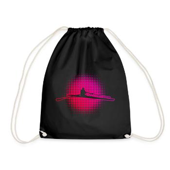 Aviron Femmes Rameur Hommes Aviron - Sac de sport léger - noir - Devant