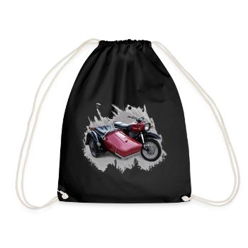 Simson Schwalbe Duo - Drawstring Bag - black - Front