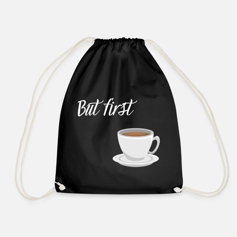 Premier café - Coffee Design - Sac de sport léger - noir