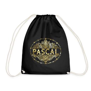 Pascal - Turnbeutel - Schwarz - Vorne