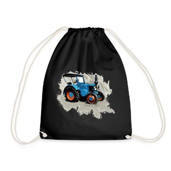 Traktor Lanz - Turnbeutel - Schwarz - Vorne