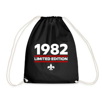 1982 Limited Edition - Drawstring Bag - black - Front