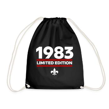 1983 Limited Edition - Drawstring Bag - black - Front