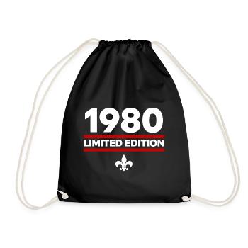 1980 Limited Edition - Drawstring Bag - black - Front