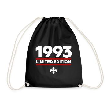 1993 Limited Edition - Drawstring Bag - black - Front