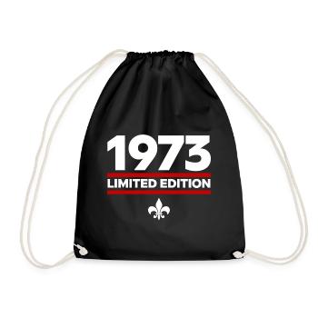 1973 Limited Edition - Drawstring Bag - black - Front