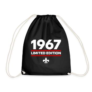 1967 Limited Edition - Drawstring Bag - black - Front