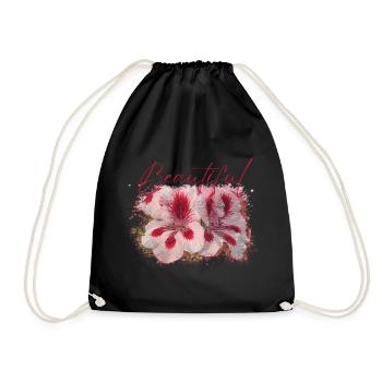 Fleurs Beautiful Aura - Sac de sport léger - noir - Devant