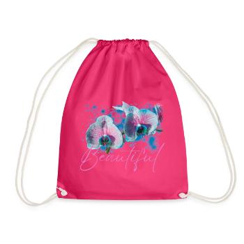 Fleurs Beautiful Aphrodite - Sac de sport léger - fuchsia - Devant