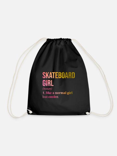 Skateboarding Skateboarding Skateboarding - Turnbeutel - Schwarz
