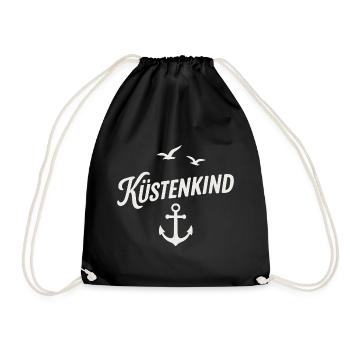 Coastal Child - Drawstring Bag - black - Front