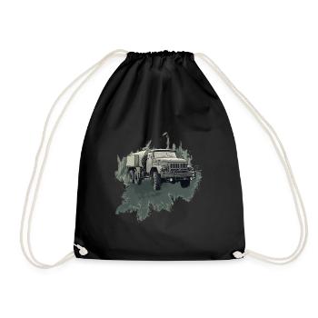 ZIL 131 – Icon of the Road - Drawstring Bag - black - Front