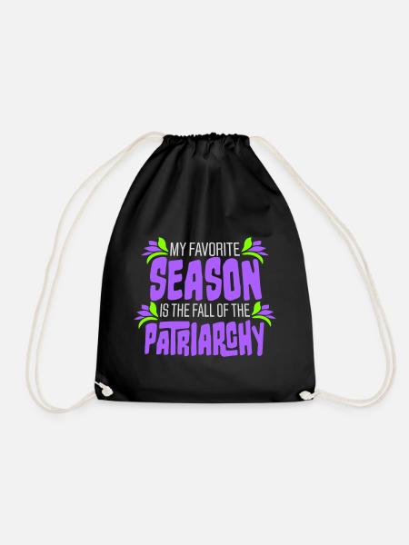 Ma saison préférée est La chute du patriarcat - Sac de sport léger - noir