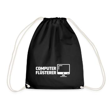 Chuchoteur d’ordinateurs - Sac de sport léger - noir - Devant