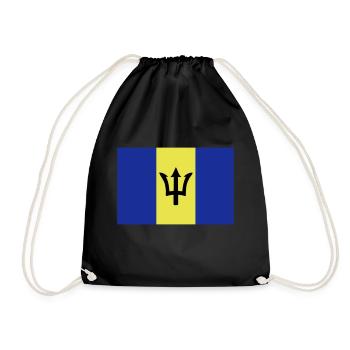 Barbados - Drawstring Bag - black - Front