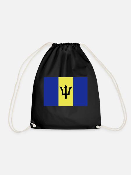 Barbados - Drawstring Bag - black