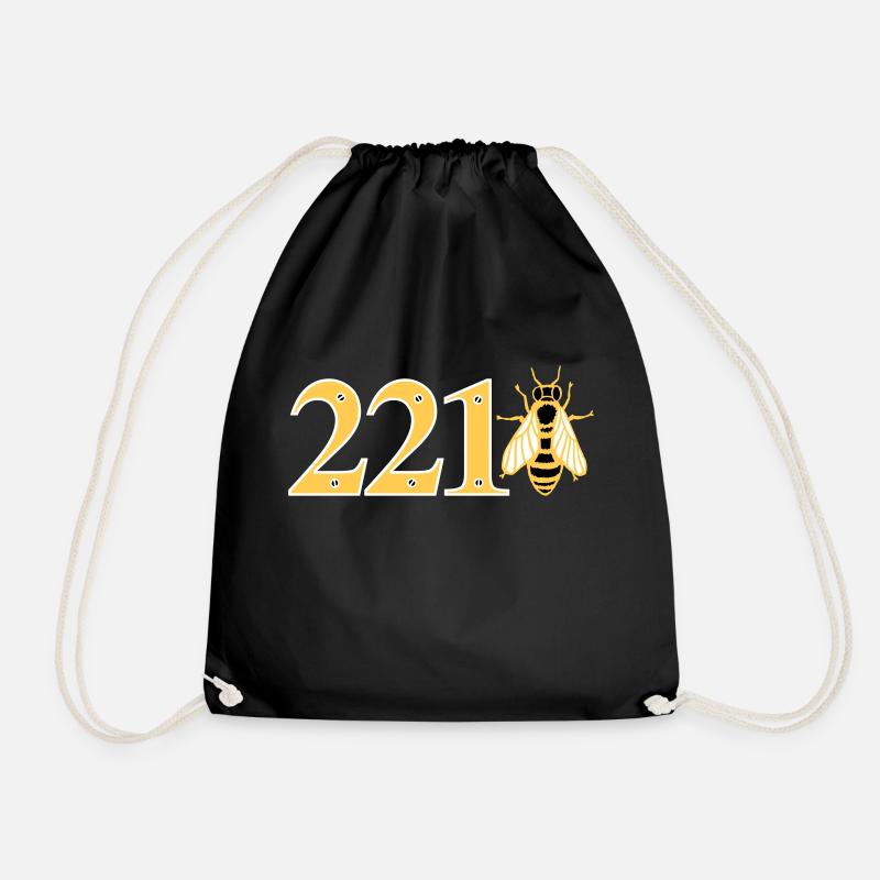 sherlock_221bee - Turnbeutel - Schwarz