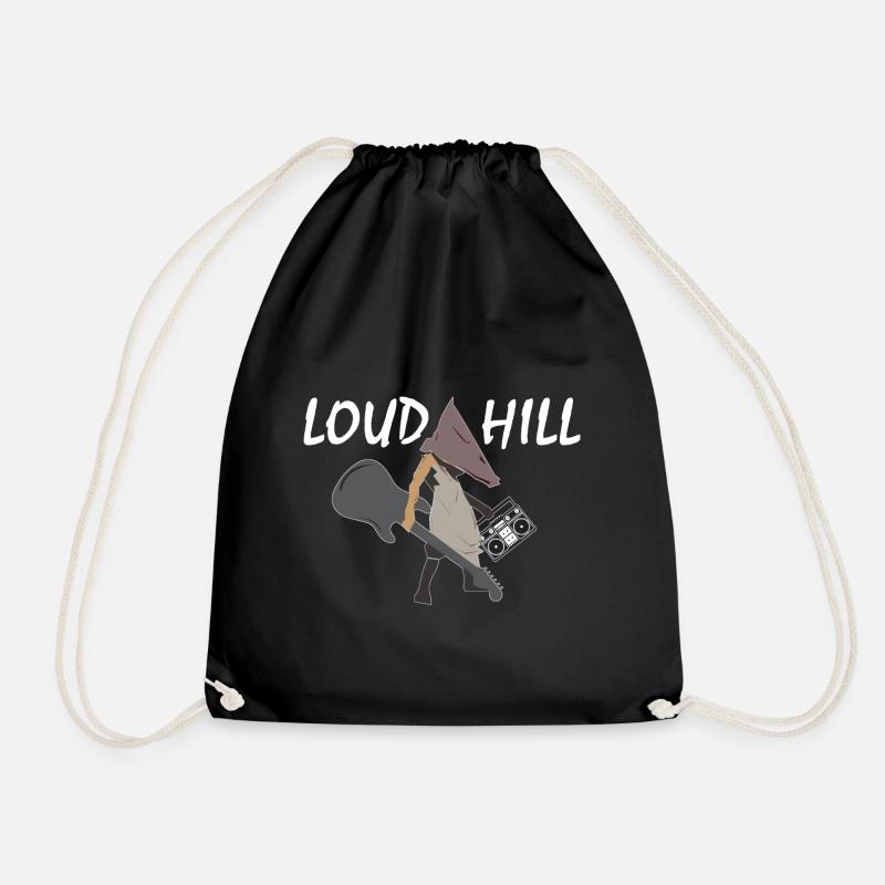 Loud Hill Pyramidenkopf Monster Geschenkidee - Turnbeutel - Schwarz