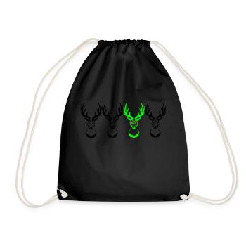 Be different! Réservé Nerd Geek 3c - Sac de sport léger - noir - Devant