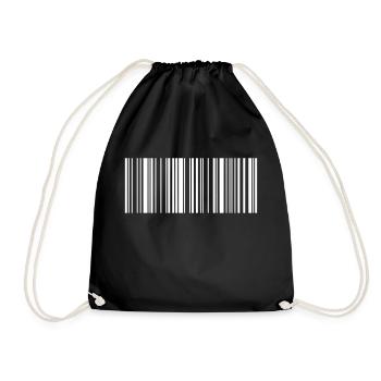 EAN barcode scanning 1c - Drawstring Bag - black - Front
