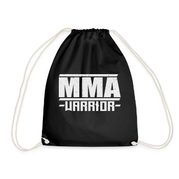 Mma-Warrior - Turnbeutel - Schwarz - Vorne